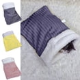 thumbnail image 1 of Fiudx Saco de Dormir Acogedor, Forro de Pana de Terciopelo Suave, Retención de Calor para Días Fríos, Túnel Cómodo y Seguro, Portátil para Viajes, para Animales Pequeños, Tamaño 35 X 15 X 9 Cm, 1 of 7