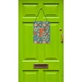 thumbnail image 2 of Letter F Flowers Retro Blue Wall or Door Hanging Prints, 2 of 2