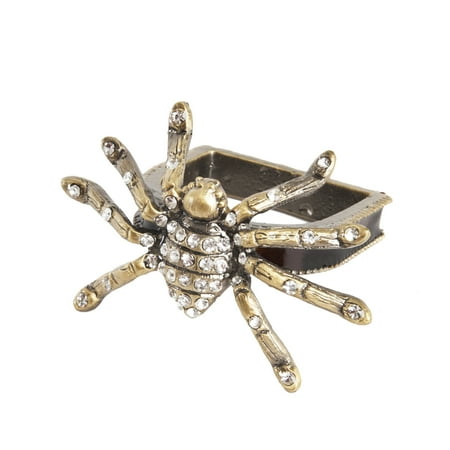 

Fennco Styles Jeweled Spider Bronze Napkin Rings Set of 4