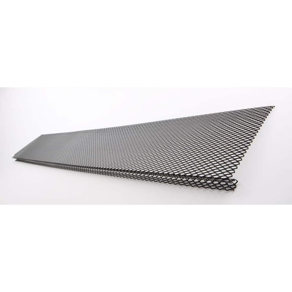 Lock In 3 ft. Black Metal Mesh Gutter Guard (25-Pack)