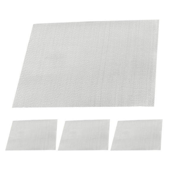 4pcs Metal Mesh Screen Stainless Steel Architectural Mesh Wire Mesh for Bumper Repair Welding Mesh Repair Screen