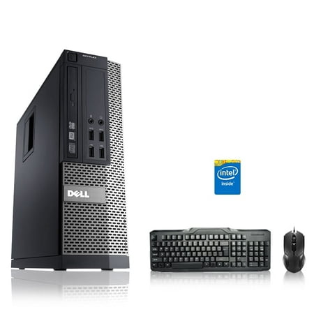 Refurbished - Dell Optiplex Desktop Computer 3.4 GHz Core i3 Tower PC, 4GB, 250GB HDD, Windows 10 Home x64, USB Mouse & (Best Price Desktop Computers Uk)