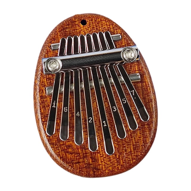 Mini piano de pulgar portátil de 8 teclas para principiantes Agua