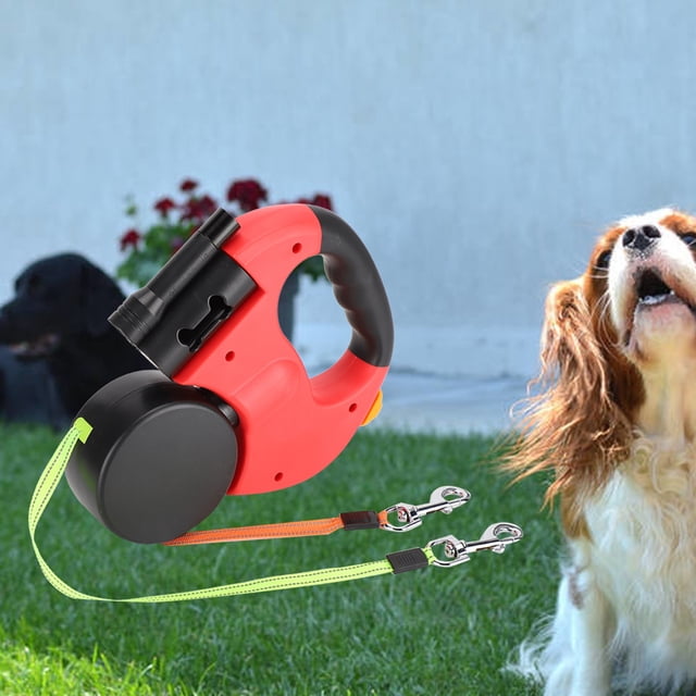 Correa retráctil para perros 9.8ft, Correa Ajustable Para Perro, Para Perros Pequeños Medianos Grandes, Con dispensador, para Hasta 25kg