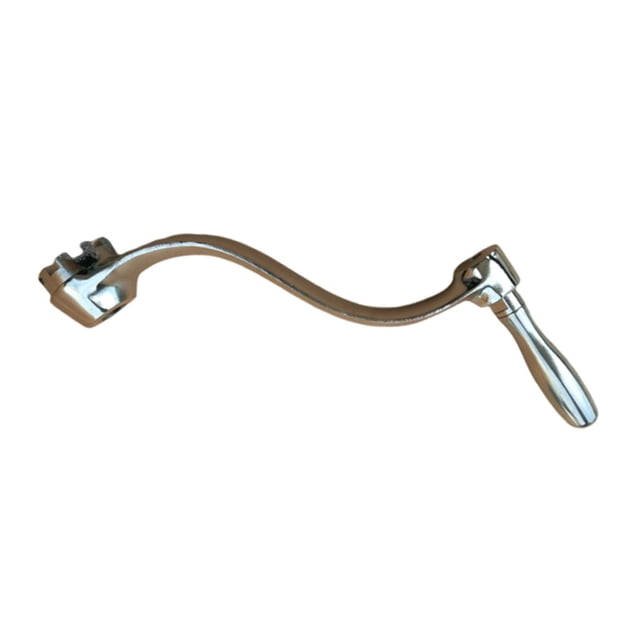 Manivela de elevación de 9 dientes, reemplazo directo, profesional, robusta, ergonómica, de rendimiento, portátil, cómoda, color plateado
