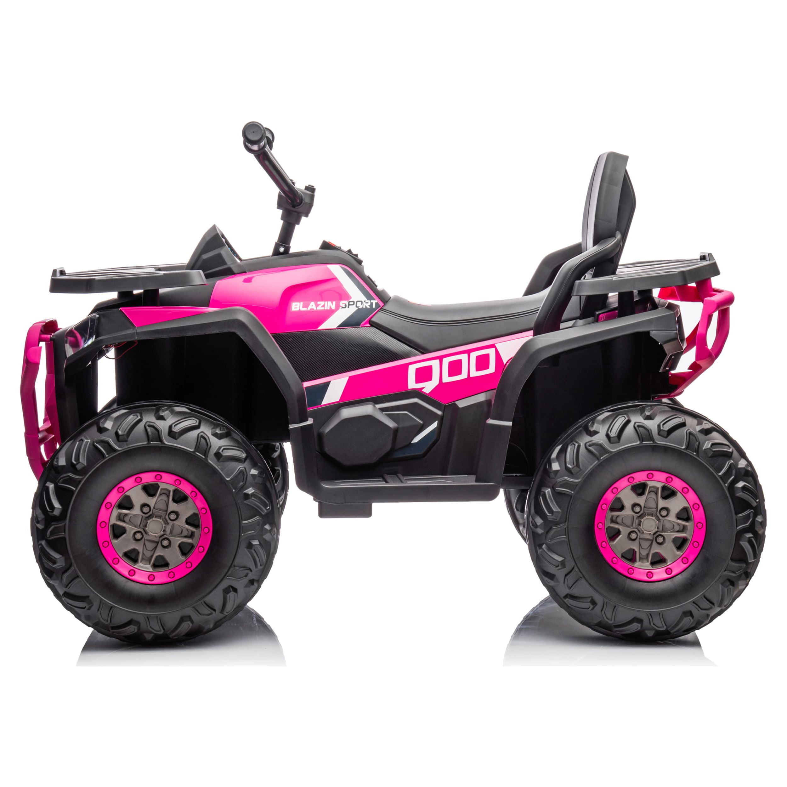Blazin Wheels 12 Volt Battery Operated Pink ATV Ride-On with Lights and Sound