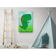 thumbnail image 2 of Awkward Styles Cute Dinosaurs Canvas Prints Little Trex Framed Canvas Wall Art Ready to Hang Picture Kids Room Decor Gifts Art for Kids Newborn Baby Room Wall Decor Dinosaur Wallpapers Made in USA, 2 of 6