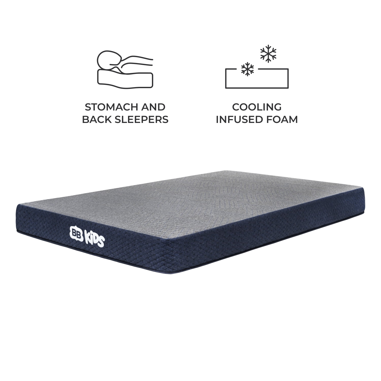 Brooklyn Bedding Kids Mattress with Stain Protection, Full