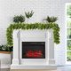 thumbnail image 1 of Guirnalda navideña de ratán de 56 cm | Follaje de agujas de pino de resina verde | Decoración navideña corta y empalmable para puertas, escaleras, repisas y decoración festiva para interiores y, 1 of 6
