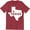 Red, variant on Home Texas Map Flag Texan Lone Star State Southern USA Men's T-Shirt