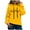 Yellow, variant on XINXIAOO Womens Sweatshirt Hoodies Long Sleeve Hoodie for Women Pullover Soft Hoodie Black Crewneck Womens Fall Jackets Graphic Hoodies for Women