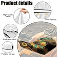 thumbnail image 6 of Renewold All-Weather ATV Seat Cover 25x10 Inch, Waterproof Mud-Proof ATV Decorative Accessories for Hunting/Riding, Fits for Honda/Yamaha/Polaris, Sunflower Leopard Print Green, 6 of 7