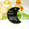 thumbnail image 3 of B Rotatable Advent Calendar Ramadan Countdown Wooden Acrylic Round Desktop Decor Black Plate White Wheel For Home Party, 3 of 6