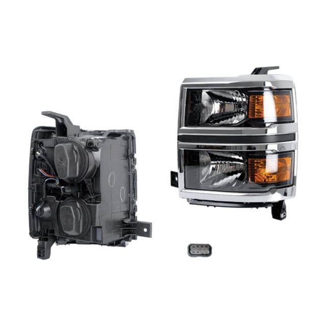 Faro Silverado 2014 A 2015 Chevrolet Izq Crom GM ORIGINAL .