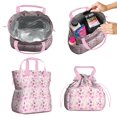 thumbnail image 2 of Princess Castle Pattern Drawstring Lunch Bag Women - Drawstring Lunch Bag Insulated for Work Office - Stain-Resistant Large Lunchbags for Women with Multi-Pockets, 2 of 6