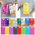 thumbnail image 2 of 10/20 piezas Bolsas de regalo impresas con lunares Bolsas de plástico para dulces Bolsas de botín para fiestas infantiles Suministros de decoración para fiestas de cumpleaños de niños y niñas, 2 of 5