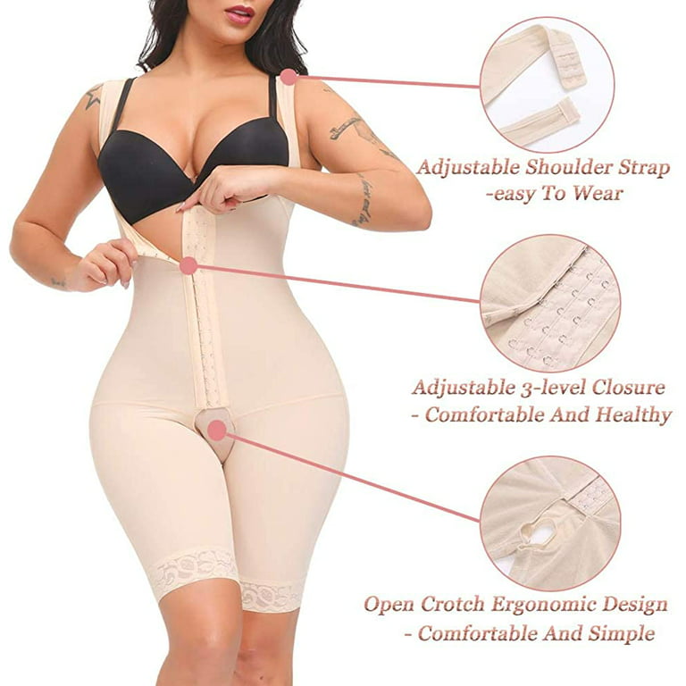 SPARSHINE Shapewear for Women Tummy Control Fajas Colombianas Body Shaper  Open Bust Bodysuit For Women Waist Trainer 