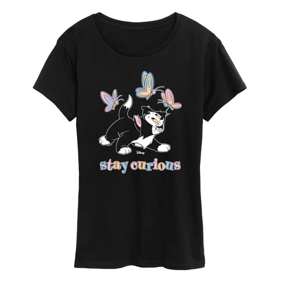 Disney - Stay Curious - Women's Short Sleeve Graphic T-Shirt
