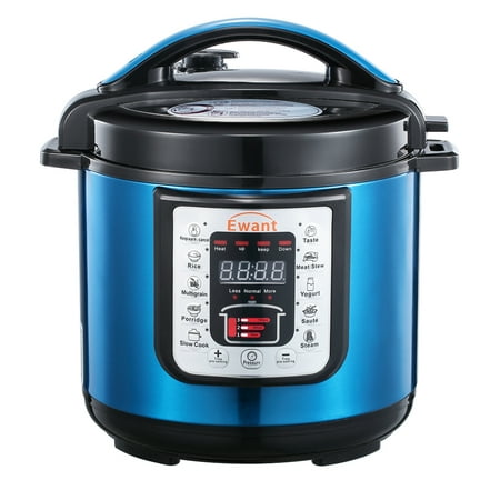 Blue-6 Qt. 9-in-1 Multi-Function Pressure Cooker,Slow cooker; Food steamer; Electric pressure cooker; Stove top pressure cooker; Multi-Cooker; Rice