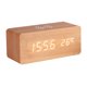 thumbnail image 2 of Reloj despertador digital BLESIY de madera moderno, 2 of 6