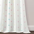 thumbnail image 4 of Rainbow Tufted Dot Window Curtain Panel Single Multi 42X84+2, 4 of 6