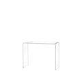 thumbnail image 1 of Large Modern Console Table –  Clear Acrylic with a Sleek, Transparent Finish, Offering a Minimalist and Stylish Design for Contemporary Living Rooms, Hallways, or Entryways, 1 of 3