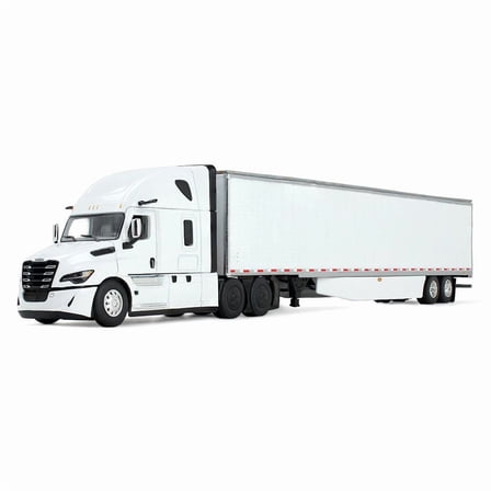 First Gear DCP 1/64 Freightliner Cascadia Fifth Generation Raised Roof Sleeper Semi Truck, 53ft Utility Trailer 60-0287
