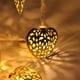 thumbnail image 5 of Lámpara de cortina de metal con forma de corazón para fiestas, bodas, decoración al aire libre, cadena de luces, 5 of 8