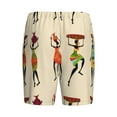 thumbnail image 5 of Easygdp African Women Men's Short Pajama Pants, Sleep Shorts, Household Pants, Casual Pants with Pockets - 3X-Large, 5 of 9