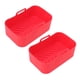 thumbnail image 3 of Cesta De Silicona Para Freidora, Olla De Silicona Para Freidora Reutilizable 2 Uds Diseño De Mango Antiadherente Con Cepillo Para Cocina ANGGREK Otros, 3 of 8