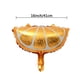 thumbnail image 4 of Cateissary Globo de fiesta de papel de aluminio con forma de fruta, decoración navideña pequeña, decoraciones para el hogar, superficie gruesa, Kits de decoración para fiestas Naranja, 4 of 6