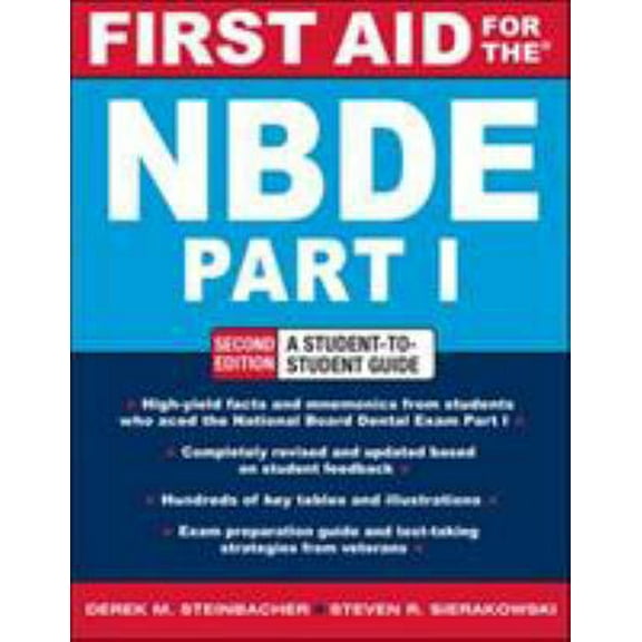 Pre-Owned FIRST AID FOR THE NBDE PART 1 2/E (First Aid Series) (Paperback) 007160541X 9780071605410