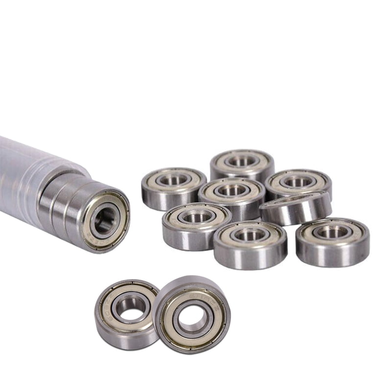 608-ZZ Ball Bearing 8x22x7 Dual Shielded Metal Chrome Skateboard