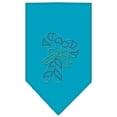 thumbnail image 1 of Candy Canes Rhinestone Bandana Turquoise Small, 1 of 1