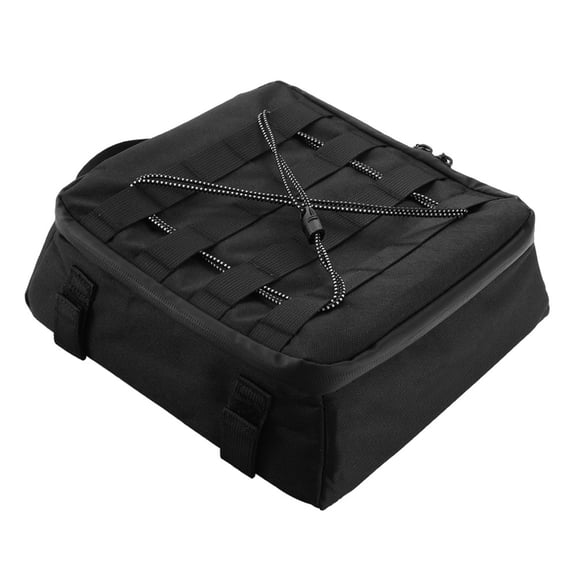 Quick Install Strong Motorcycle Tail Bag with Multiple Pockets & Carry Handle Rear Trunk Organizers for Car R 1300
