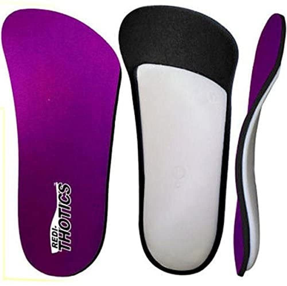RediThotics Slim 3/4 Orthotic Insoles, Purple Size E