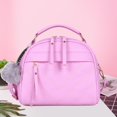 thumbnail image 4 of Bolso bandolera para mujer Bolso bandolera Bolso bandolera de cuero PU (Rosa) Likrtyny Para estrenar, 4 of 5