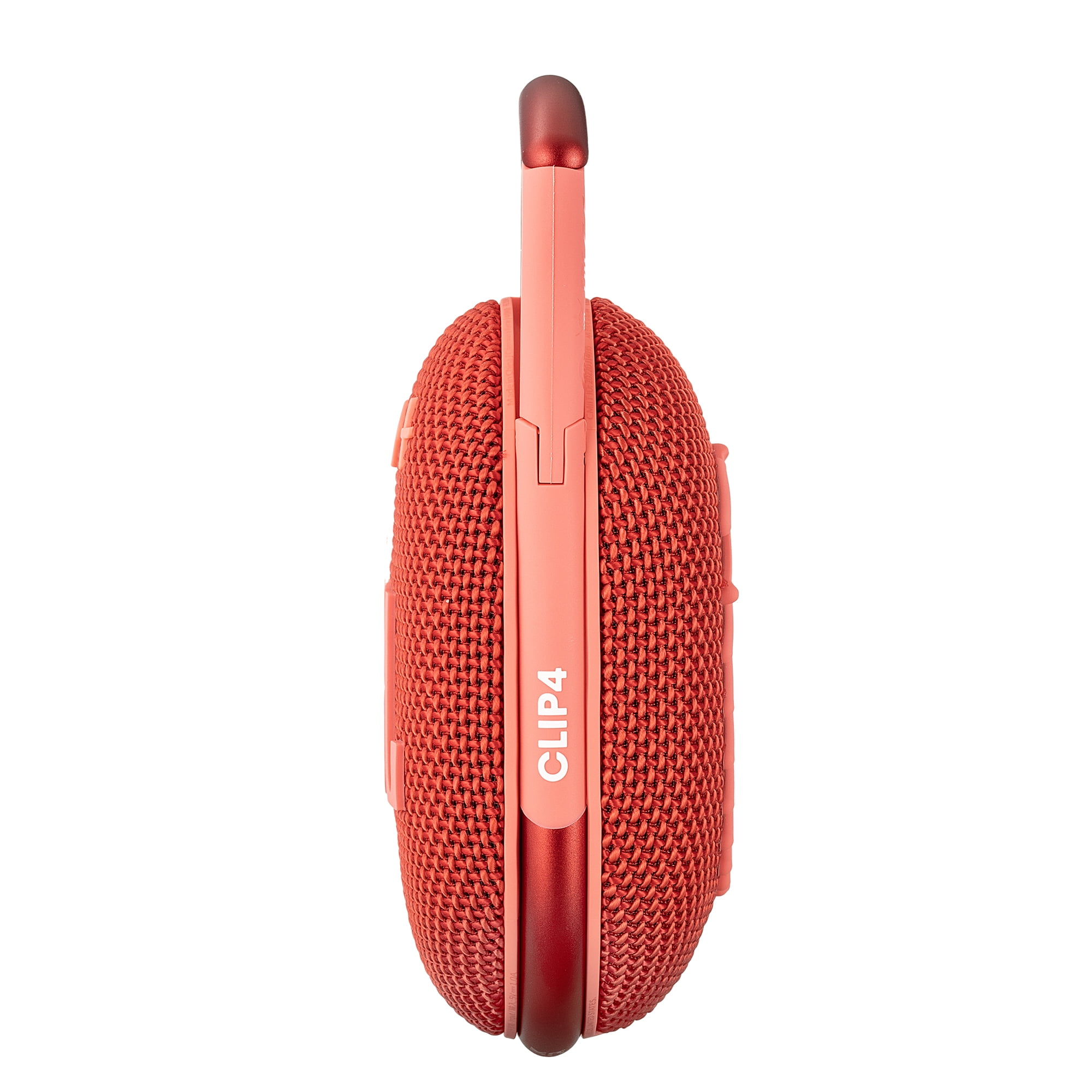 JBL Clip 4 Portable Speaker (Red), IP67 Waterproof with USB Adapter (International Model)
