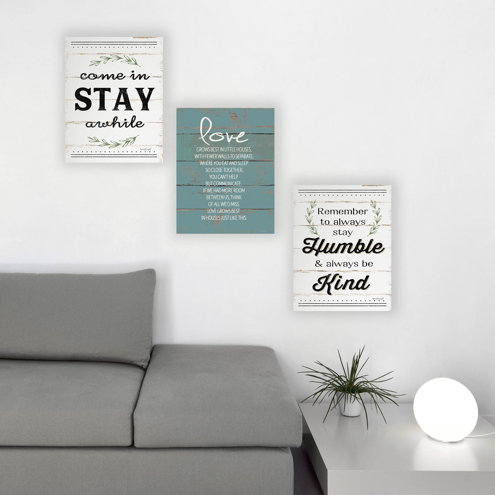 Stupell Industries Humble And Kind Rosemary Spring Wall Plaque Art
