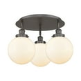 thumbnail image 2 of Innovations Lighting - Canton - 3 Light Flush Mount In Art Deco Style-11.88, 2 of 5