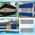 thumbnail image 4 of COVERS&ALL Outdoor Clear Panel Curtain, 18 Oz Tarp Tuff Waterproof & UV Resistant with Rustproof Grommets, Ideal for Outdoors/Indoors (10’ H x 15’ W, Gray), 4 of 7
