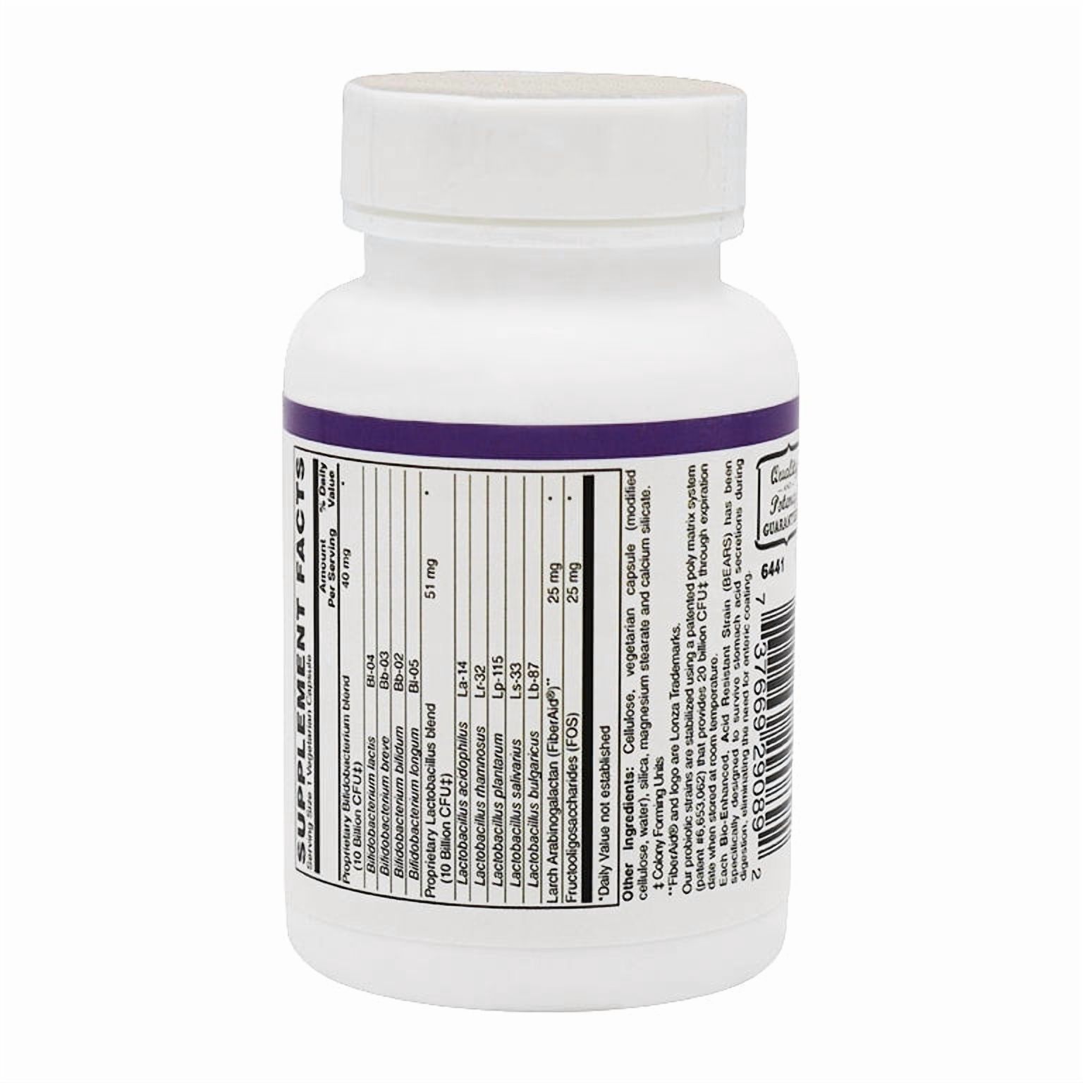 Prebiotic & Probiotic 20 Billion CFU Gastrointestinal & Immune Health Capsules with FiberAid™ by BariatricPal Size: 30 Count