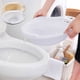 thumbnail image 1 of Fiudx Lavabo para Baño de Asiento, Plástico Resistente Al Calor, Diseño Curvo Ergonómico, Antidesbordamiento, Cuidado Posparto, Alivio de Hemorroides, Fácil de Limpiar, Tamaño 39 X 36,5 X 11,5 Cm, 1 of 7