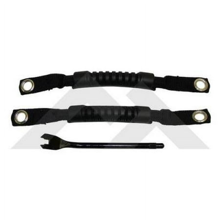 RT Off-Road Door Grab Handle Set - RT27017 Fits select: 1998-2003 JEEP WRANGLER / TJ, 2004-2006 JEEP WRANGLER / TJ X