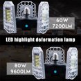 thumbnail image 4 of IKemiter LED Garage Light Deformable Ceiling Lamp Bulbs Waterproof for Warehouse Working, 4 of 6