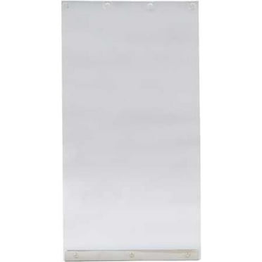Ideal Ruff Weather Dog Door Flap, Clear, X-Large, 0.19"L x 9.81"W x 17.88"H