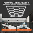 thumbnail image 4 of VEVOR Hexagon Garage Lights 66300LM 15 Grids Honeycomb LED Shop Ceiling Light, 4 of 9
