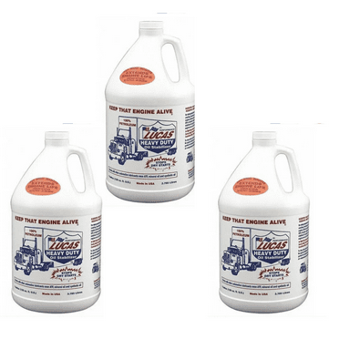 Lucas Oil 10002 Heavy Duty Oil Stabilizer One Gallon Jug Automotive Additive Pack of 3