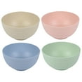 thumbnail image 4 of Raindrops 4Pcs Unbreakable Breakfast Bowls Reusable Oatmeal Salad Bowls Rice Bowls Cereal Bowls, 4 of 7