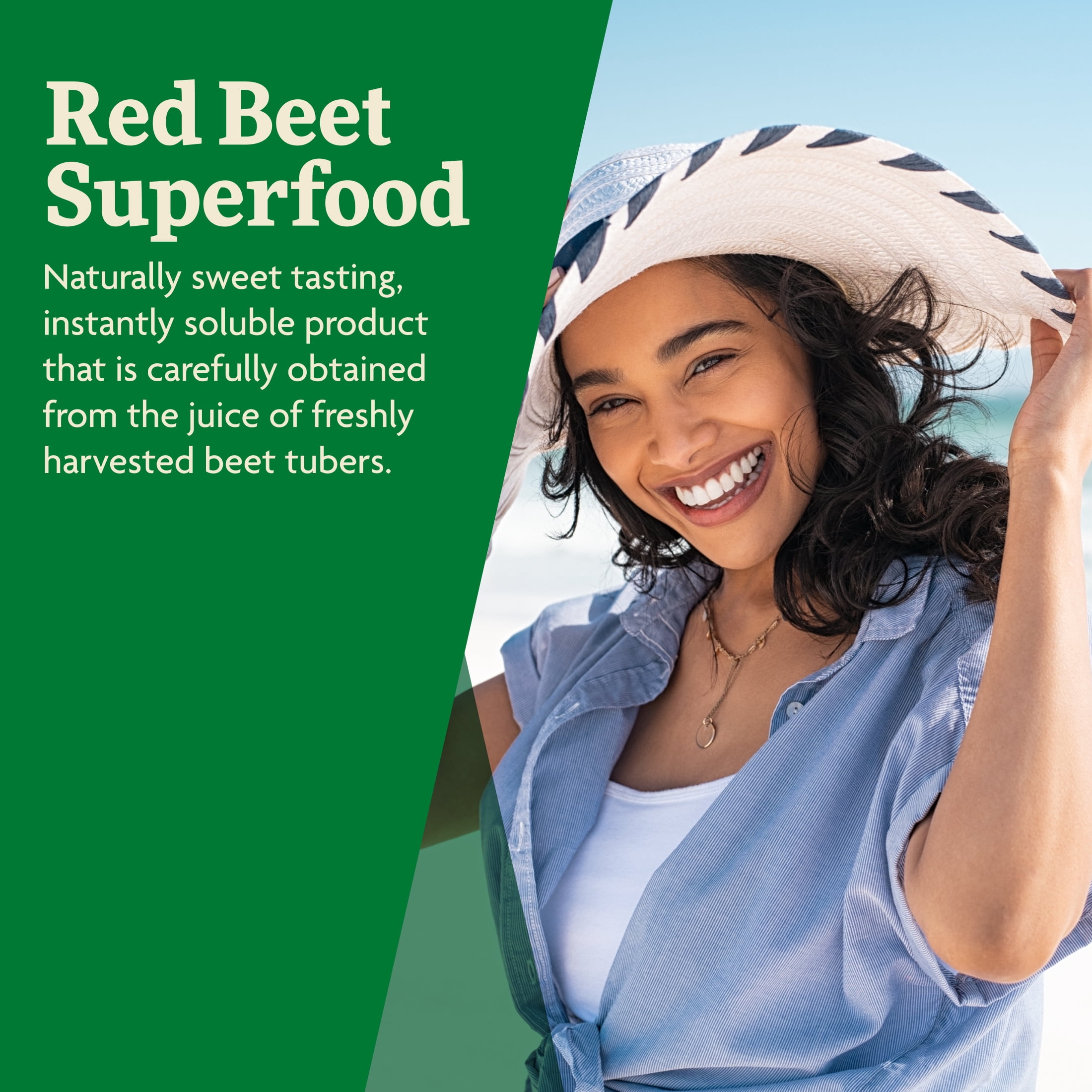 Salus Red Beet Crystals - Organic Nutritional Beet Root Powder Mix - Superfood Powder Supplement with Vitamin C, Folate, Magnesium & Potassium - 7 oz